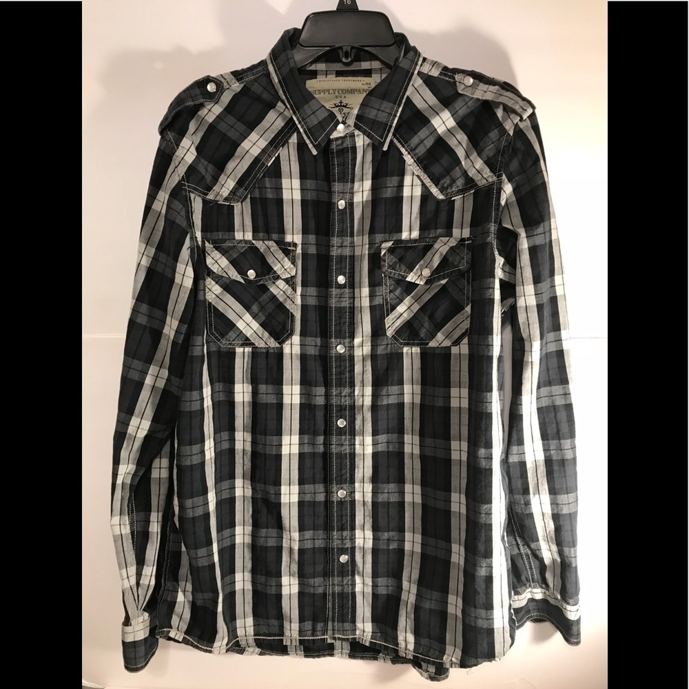 Supply Co U.S.A. Pearl Snap Western Shirt